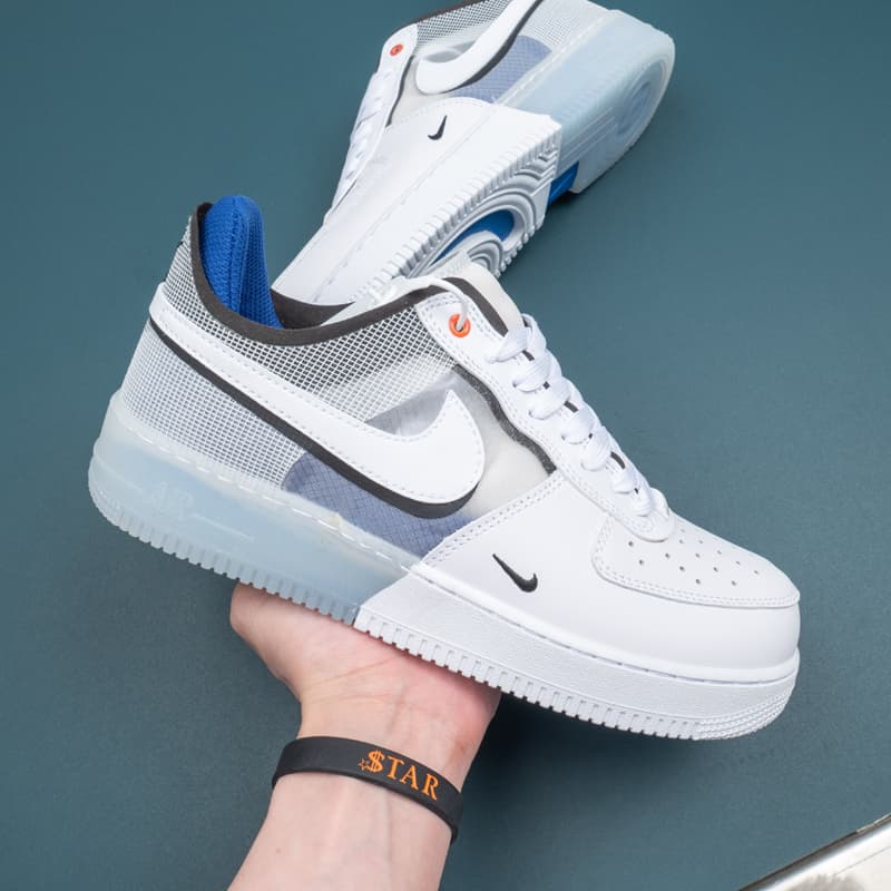 Nike Air Force 1 React Split White Photo Blue