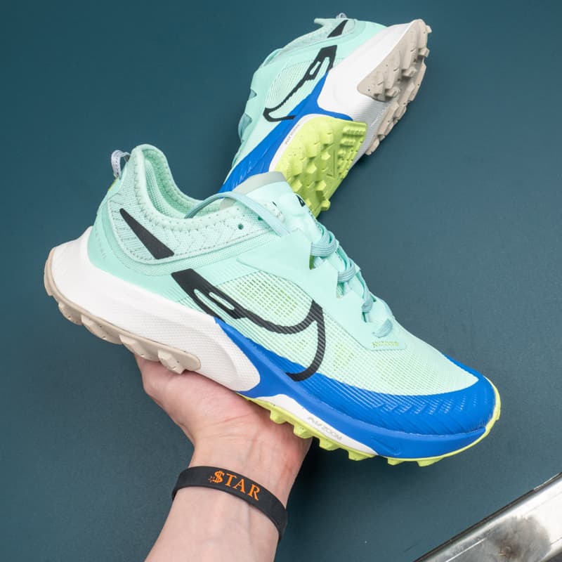 Nike Air Zoom Terra Kiger 8 Mint Foam Medium Blue Running Shoes