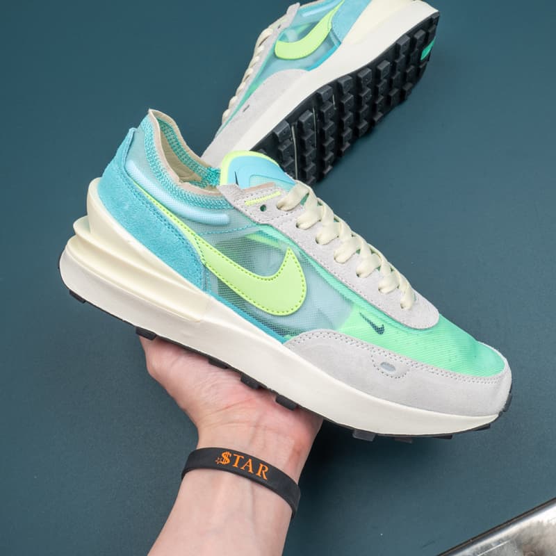 Scream Green Lands On The Nike Waffle One