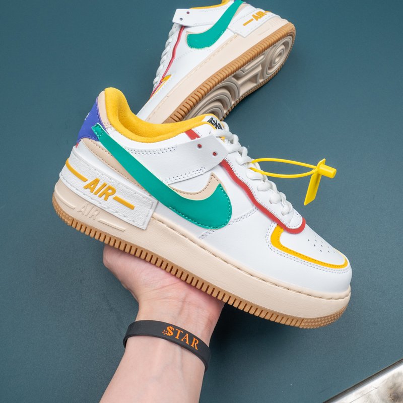 Womens Nike Air Force 1 Low Shadow Multi-Color