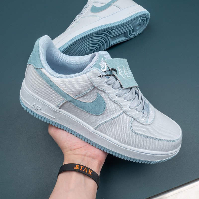 Dip Dyed Nike Air Force 1 Low Covered In Canvas And Suede
